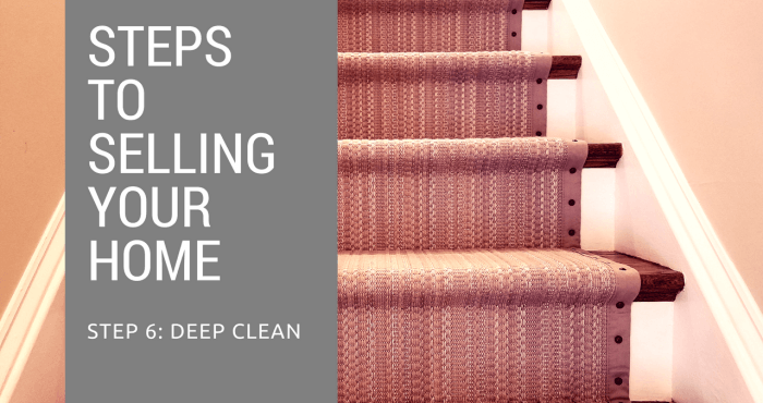 Step 6 to Selling Your Northern Virginia Home - Deep clean
