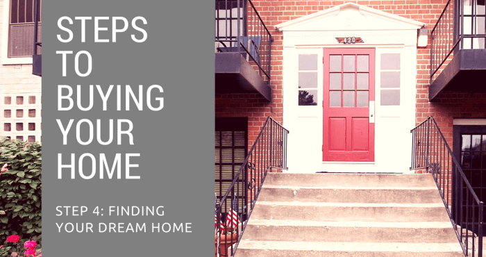Step 4 to Buying Your Home – Finding your Dream Home