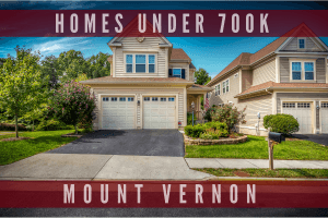 Mount Vernon Homes Under $700,000