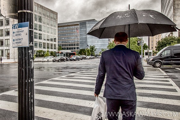 Man Commiting To Work in Washington DC