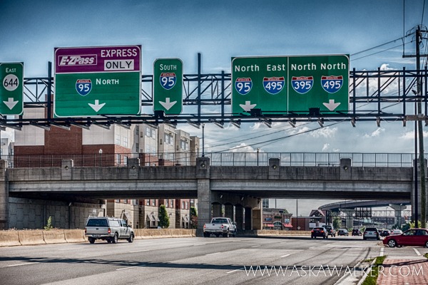 Mixing Bowl Interstate Sign Springfield Commute Traffic